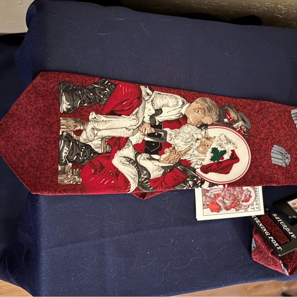 Classic Red Santa Claus Tie